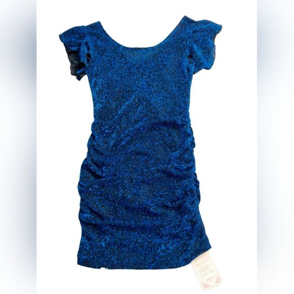 NWT Blue Mini Dress - Picture 3 of 4